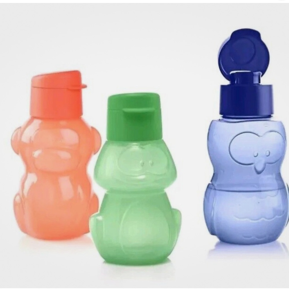 Tupperware Eco-bottles - set of 3 in animal shapes